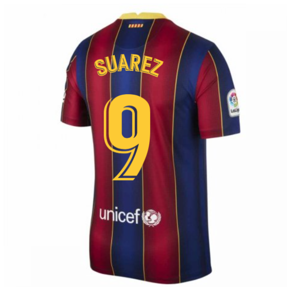comfort Me Iedereen 2020-2021 Barcelona Home Shirt (SUAREZ 9) [CD4232-456-198607] - $131.67  Teamzo.com