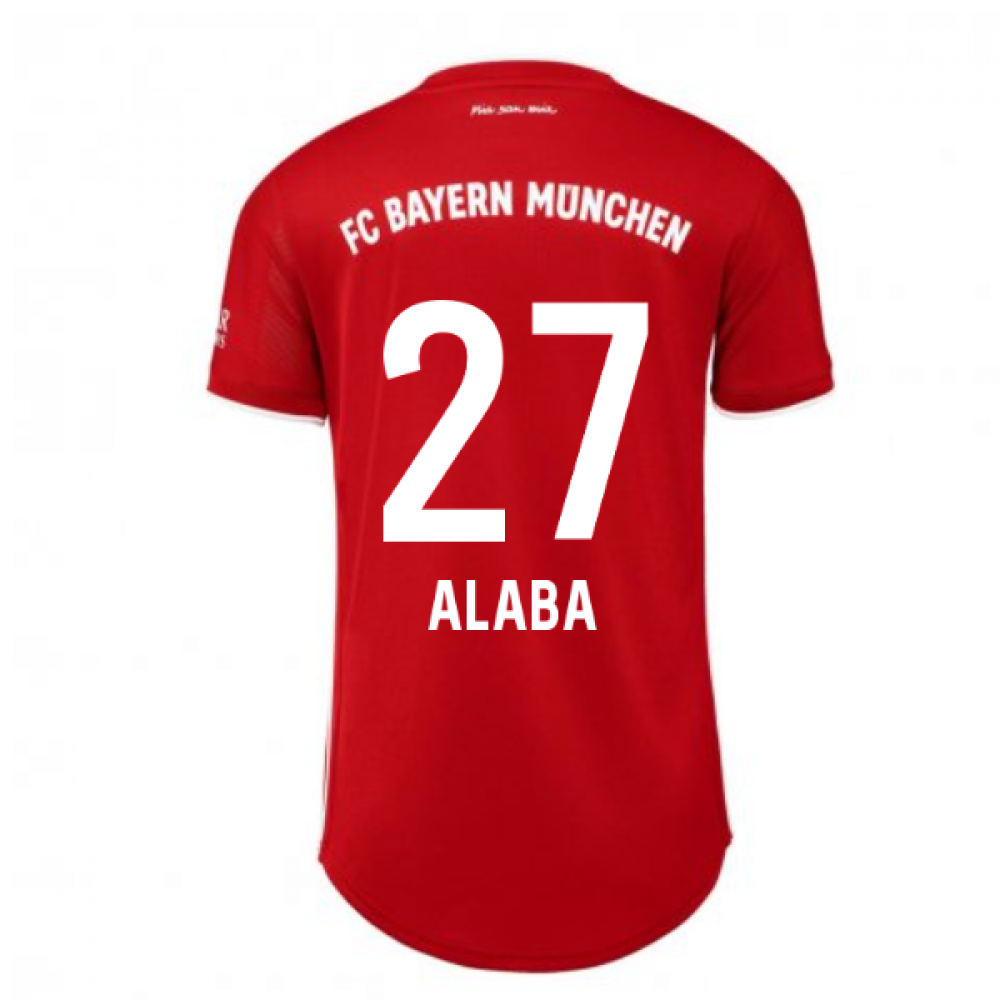 2020-2021 Bayern Munich Adidas Home Womens Shirt (ALABA 27)