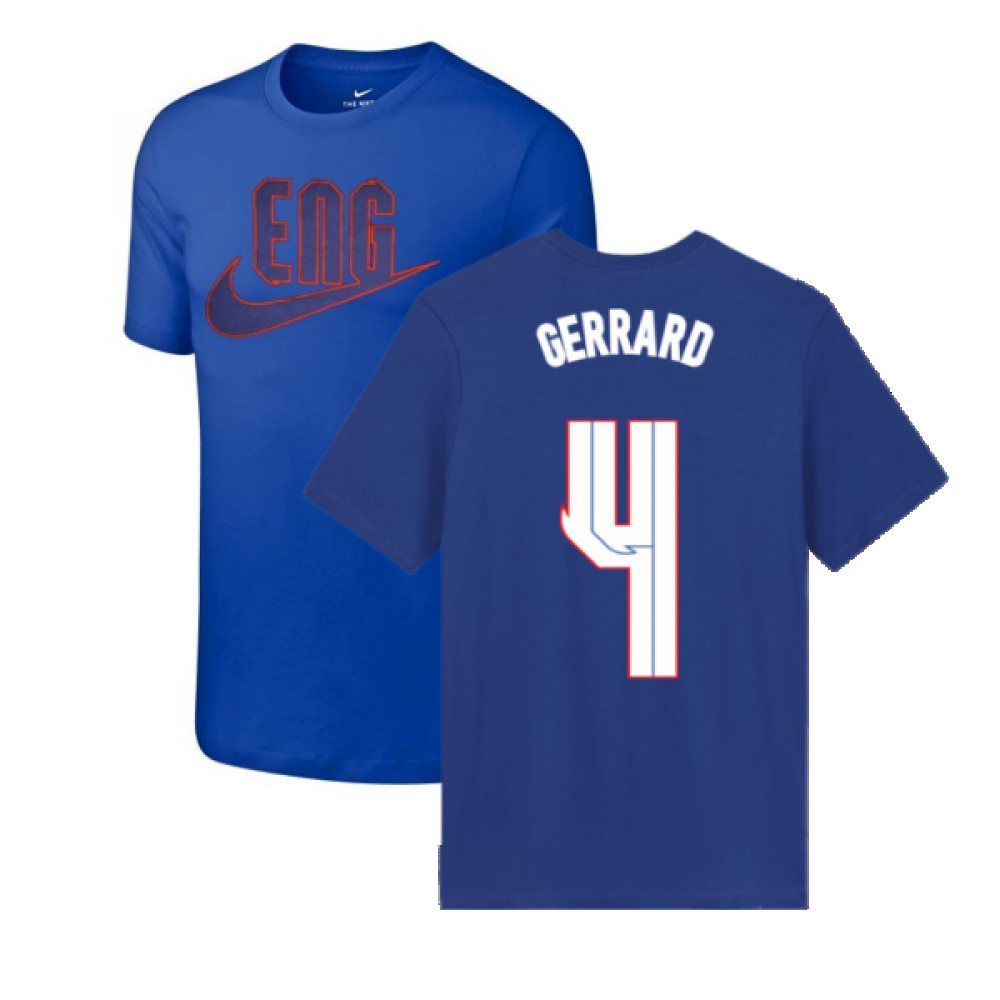 2020 2021 England Ground Tee Blue Gerrard 4 Cd1419 485 213369 55 54 Teamzo Com