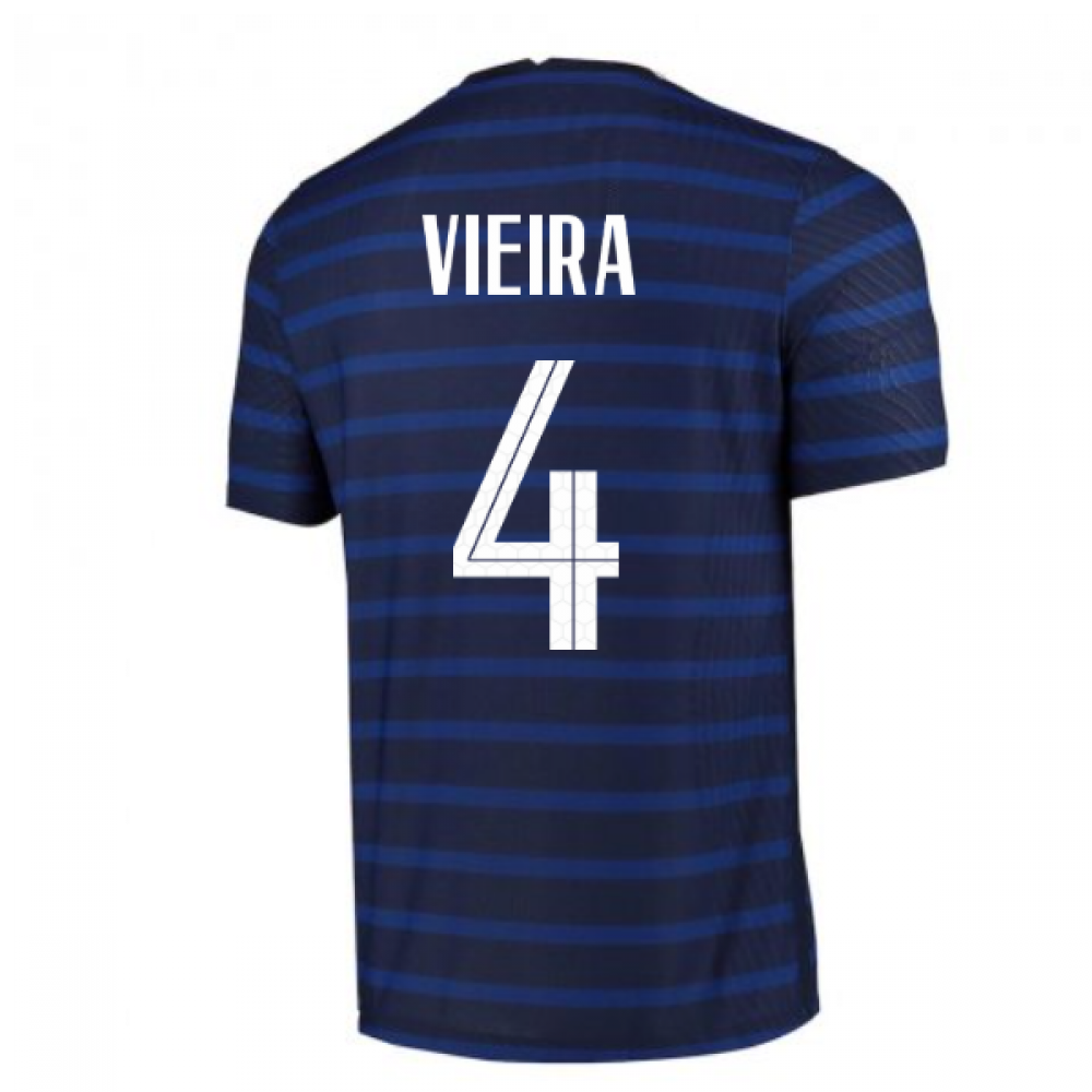 2020-2021 France Home Nike Vapor Match Shirt (VIEIRA 4)