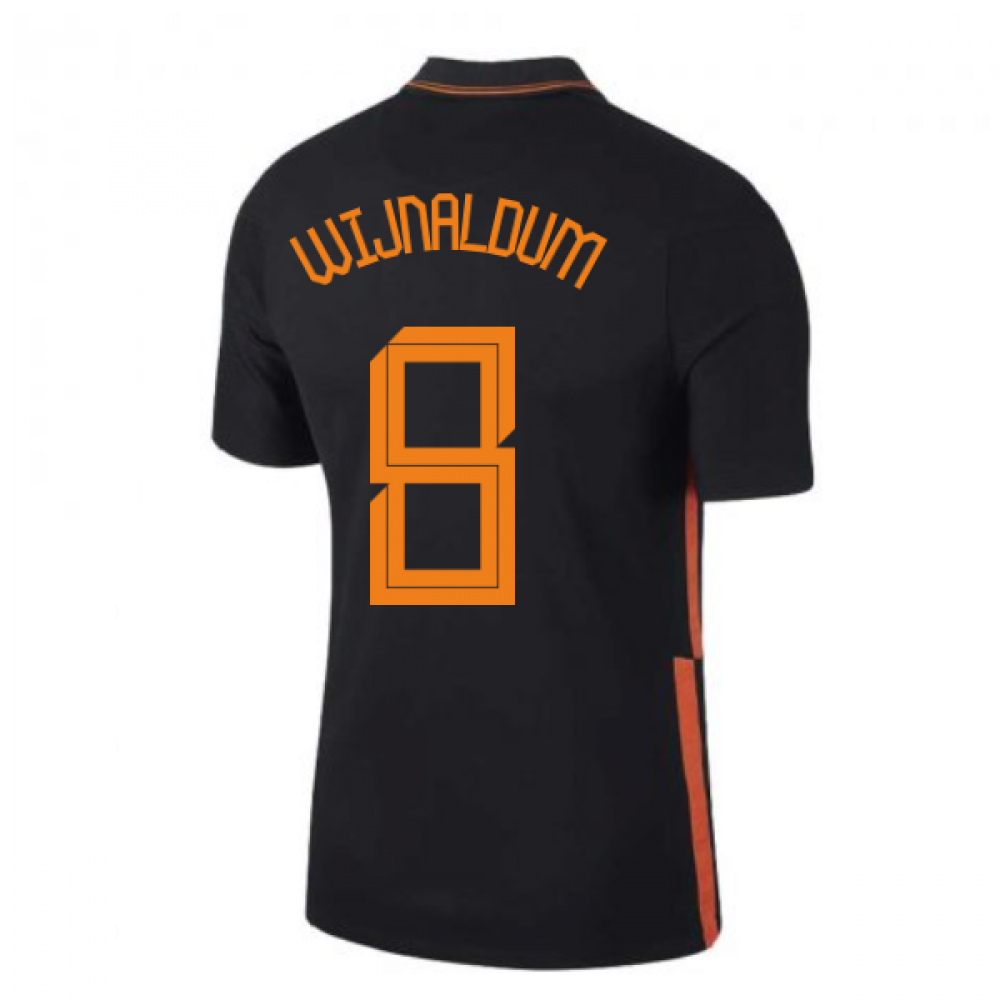 2020-2021 Holland Away Nike Football Shirt (WIJNALDUM 8)