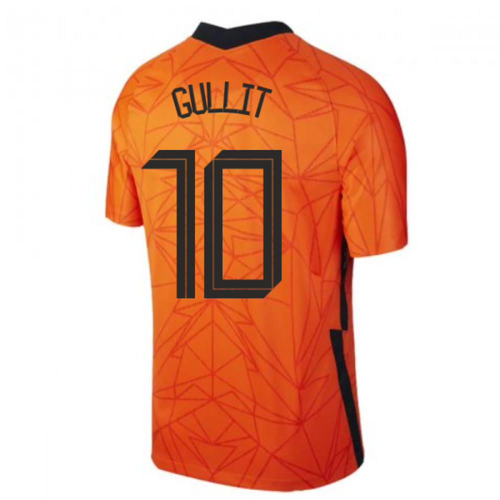 2020-2021 Holland Home Nike Football Shirt (GULLIT 10)