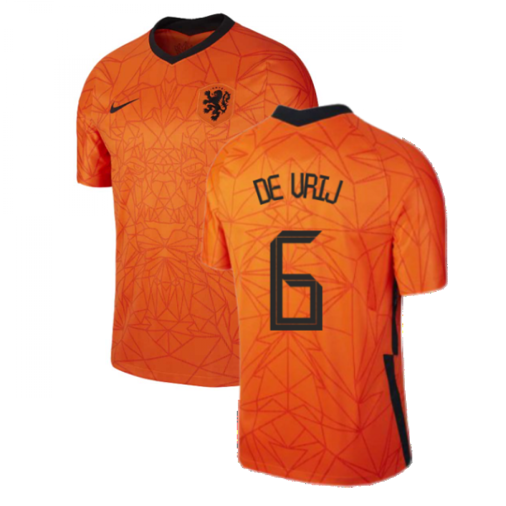 2020-2021 Holland Home Nike Football Shirt (Kids) (DE VRIJ 6)