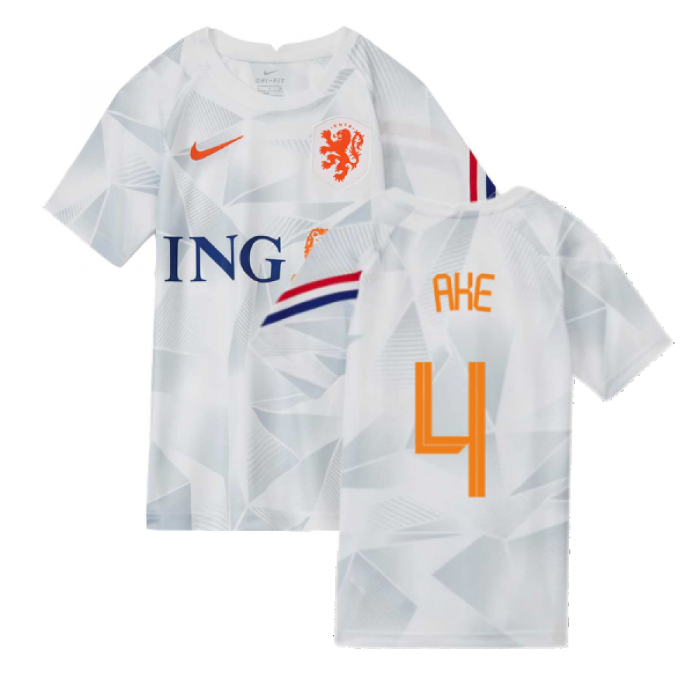 2020-2021 Holland Pre-Match Training Shirt (White) - Kids (AKE 4)