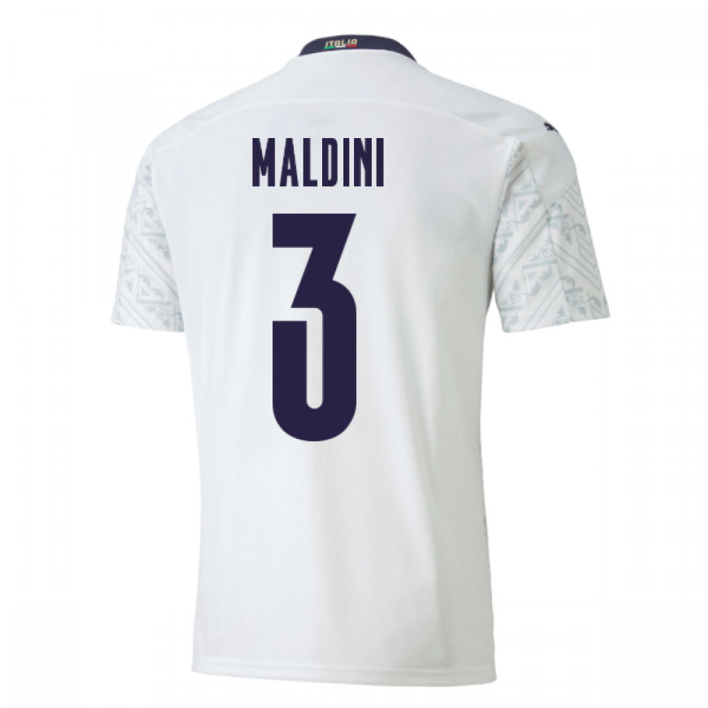 2020-2021 Italy Away Puma Football Shirt (Kids) (MALDINI 3) [75698208 ...