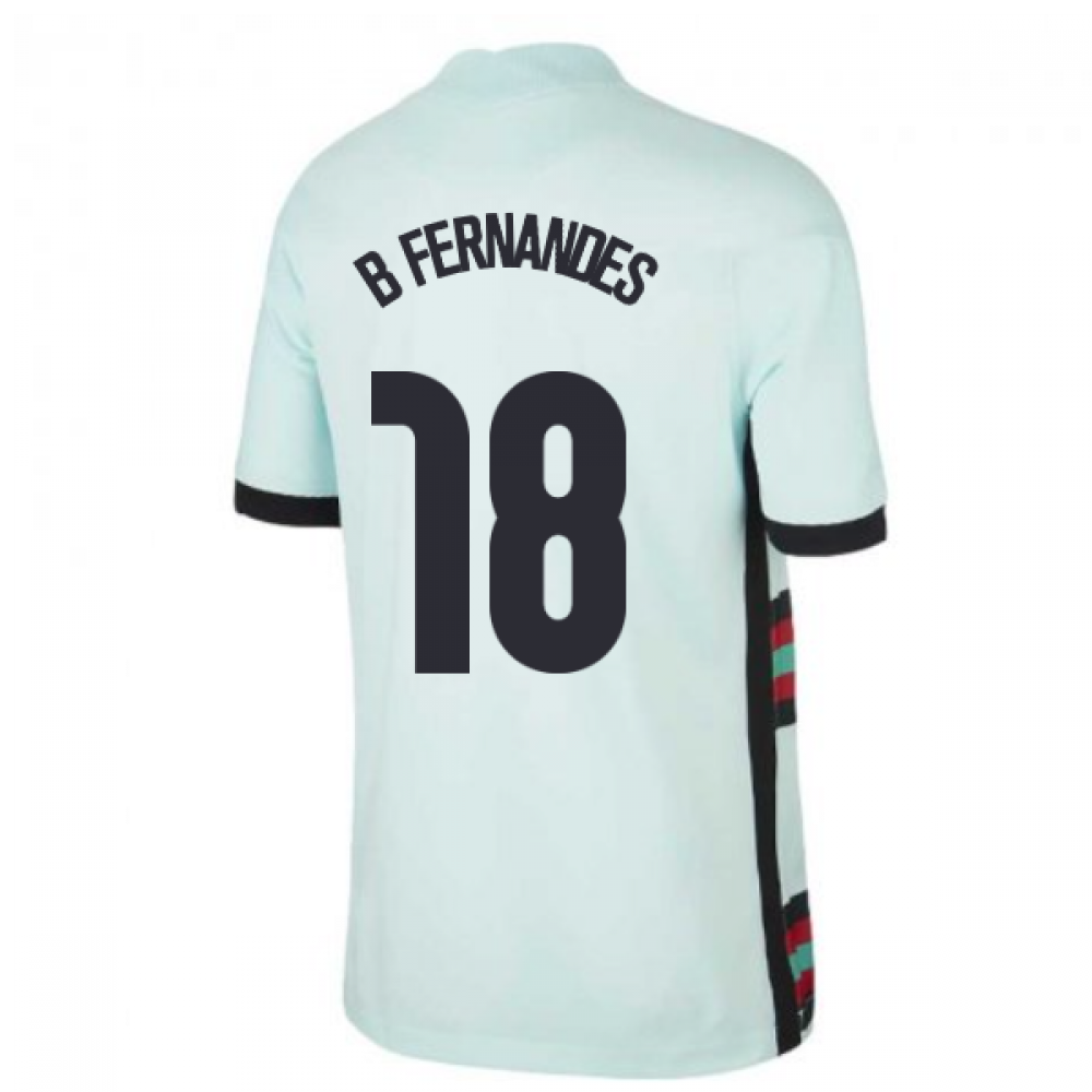 2020-2021 Portugal Away Nike Football Shirt (Kids) (B.Fernandes 8)