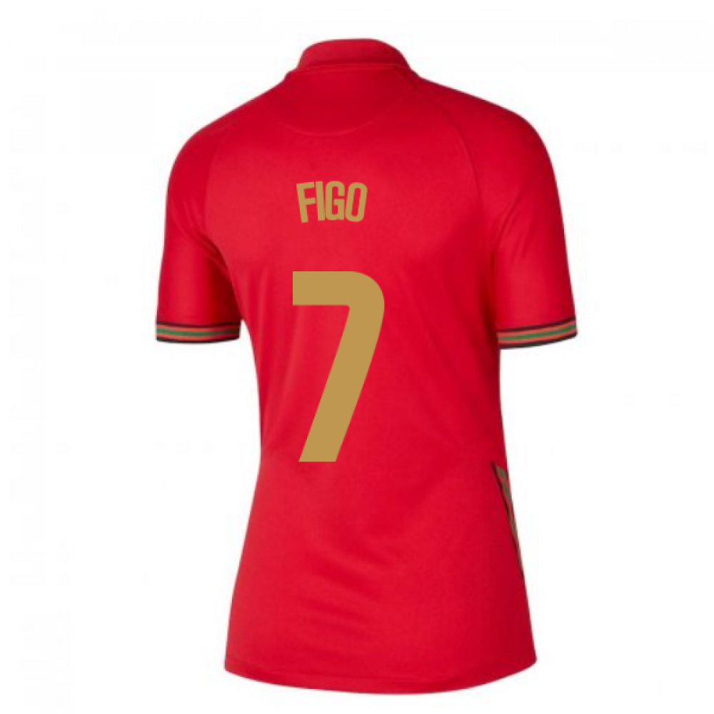 2020-2021 Portugal Home Nike Womens Shirt (FIGO 7)