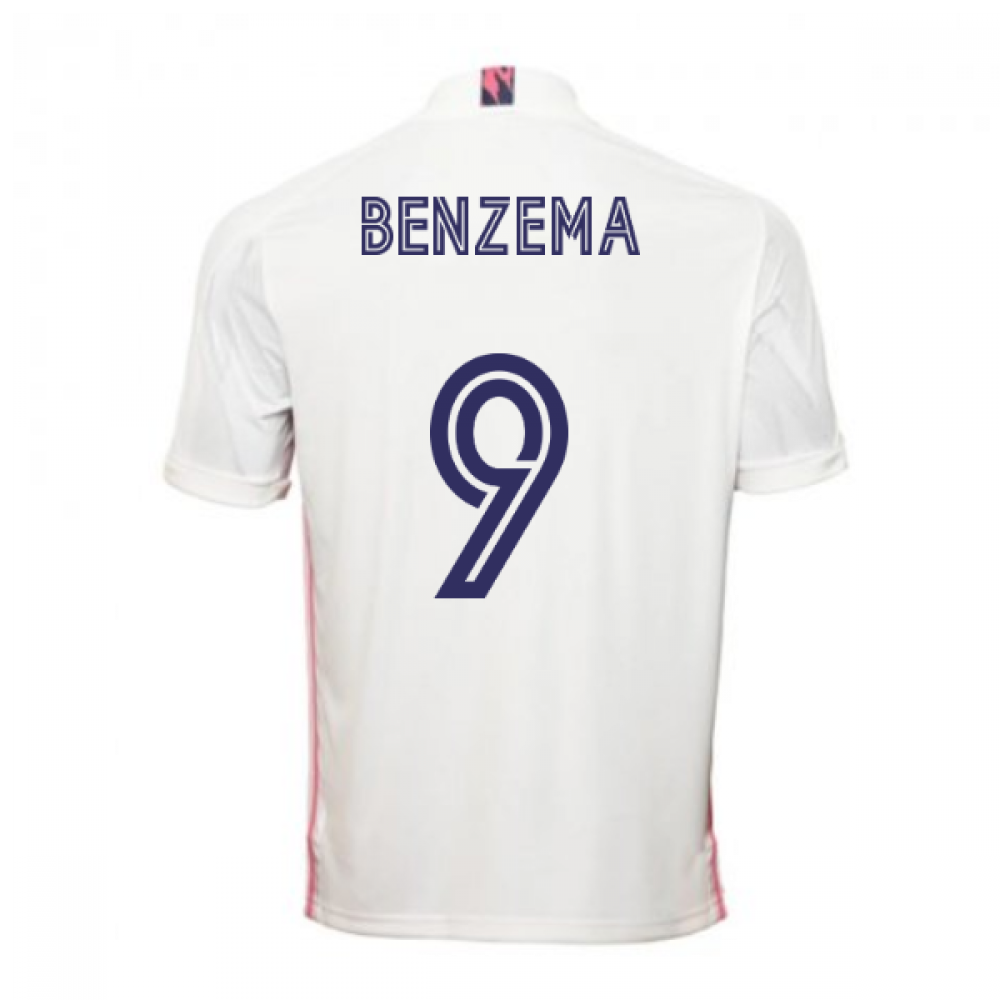 2020 2021 Real Madrid Adidas Home Shirt Kids Benzema 9 Fq7486 178549 83 18 Teamzo Com