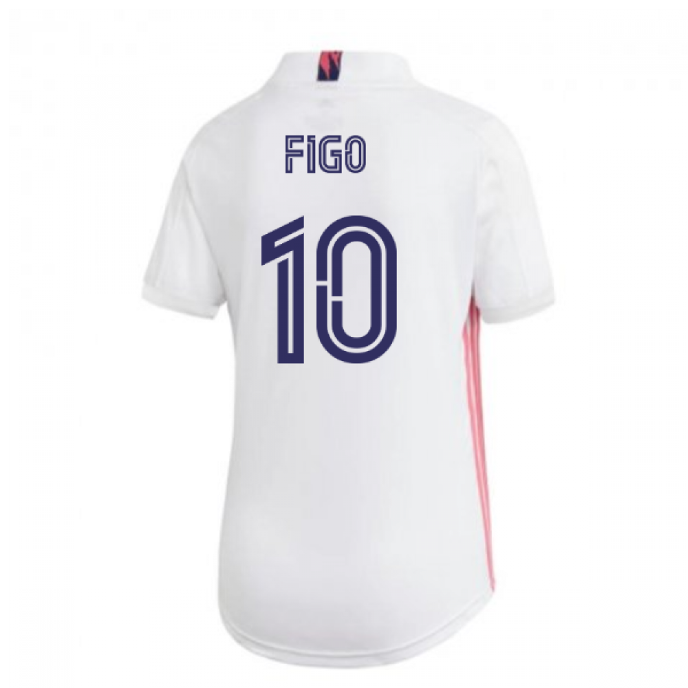 2020-2021 Real Madrid Adidas Womens Home Shirt (FIGO 10)