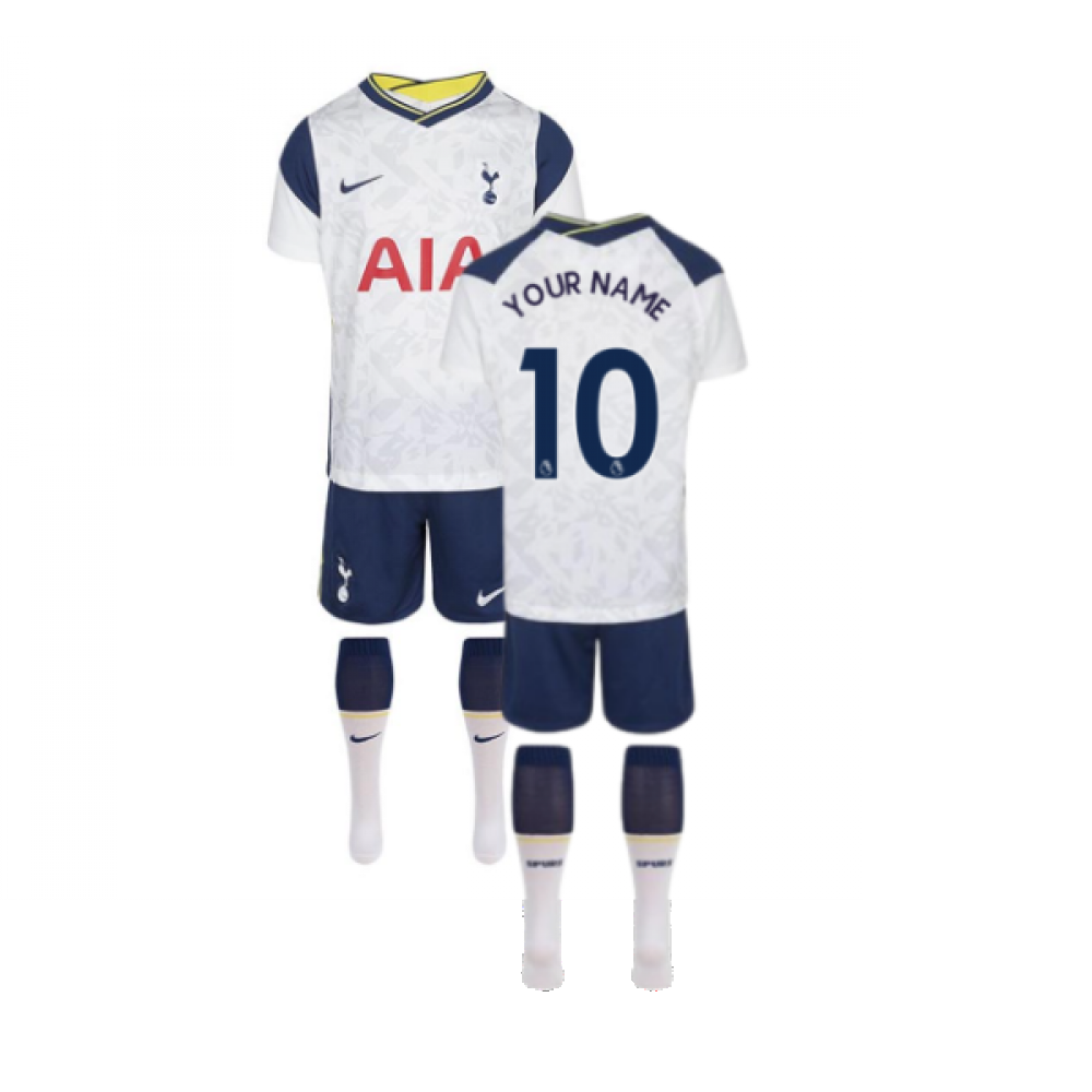 2020-2021 Tottenham Home Nike Little Boys Mini Kit (Your Name)