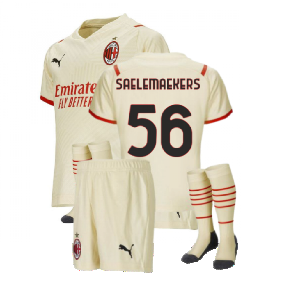 2021-2022 AC Milan Away Mini Kit (SAELEMAEKERS 56)