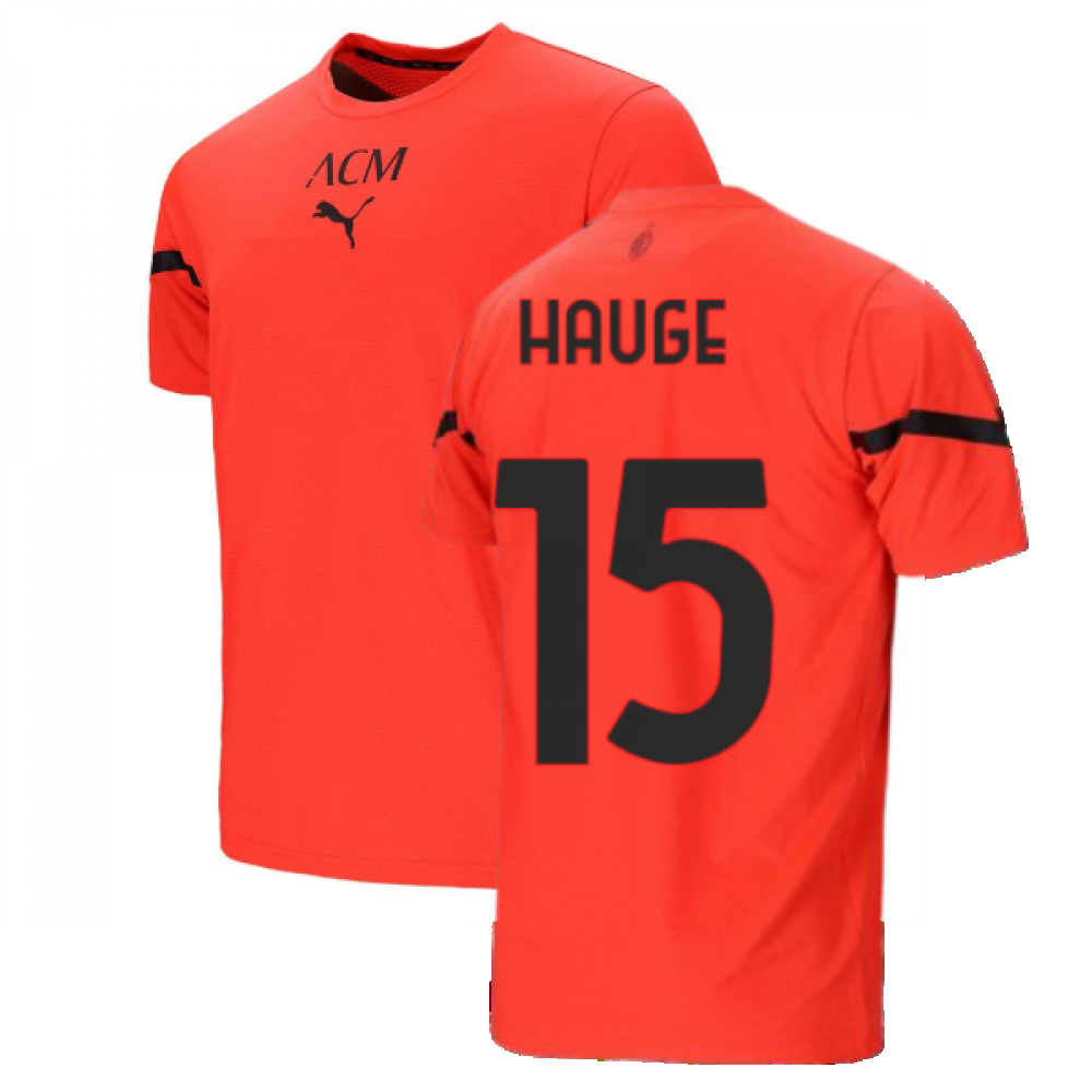 2021-2022 AC Milan Pre-Match Jersey (Red) (HAUGE 15)