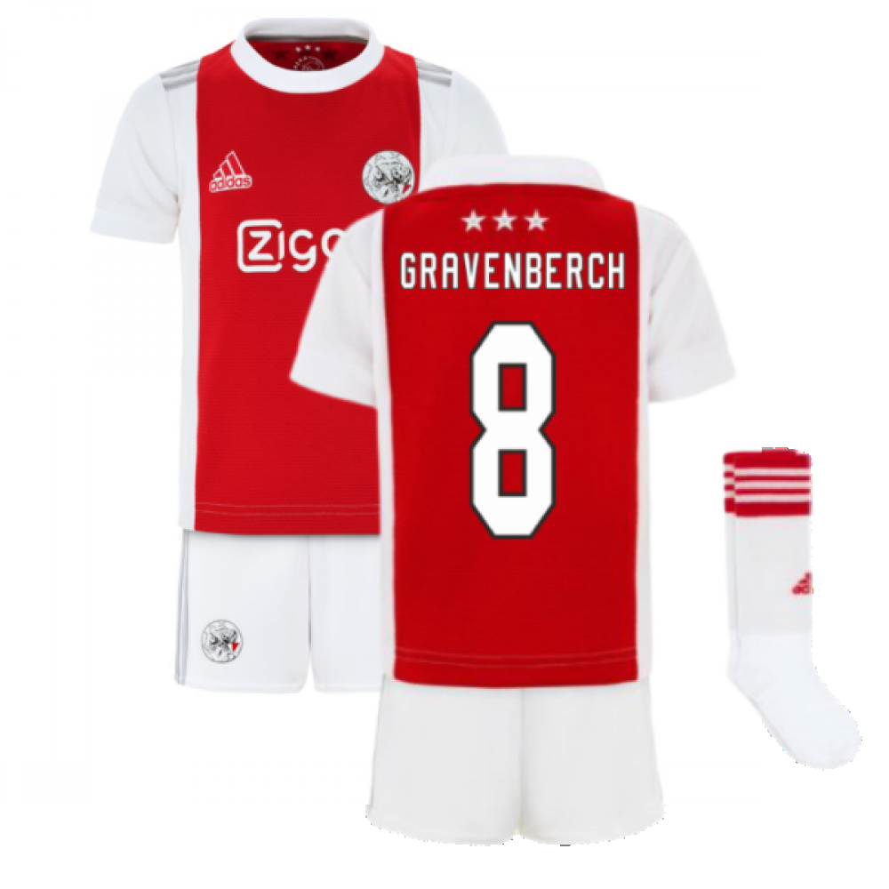 2021-2022 Ajax Home Mini Kit (GRAVENBERCH 8)