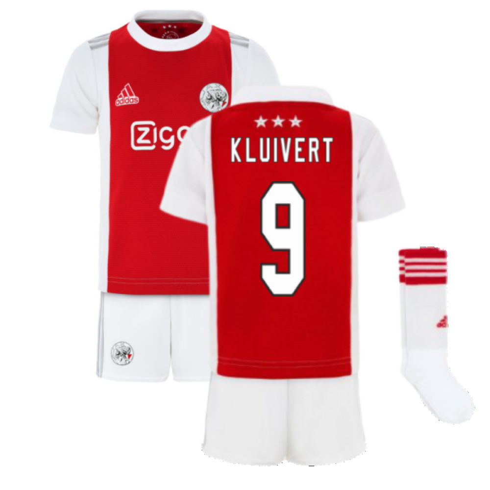 2021-2022 Ajax Home Mini Kit (KLUIVERT 9)