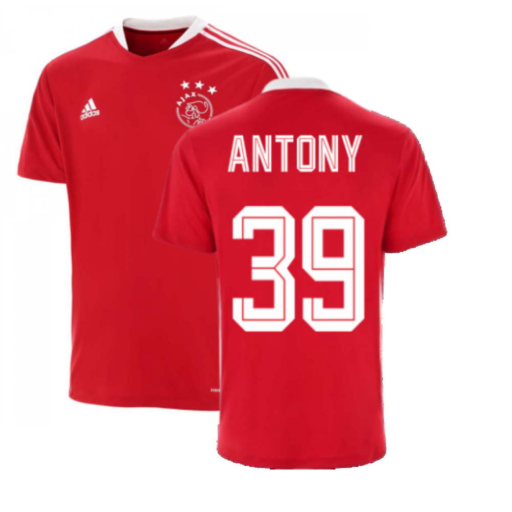 Bijdrage Arbitrage Top 2021-2022 Ajax Training Jersey (Red) - Kids (ANTONY 11) [GT9566-219302] -  €45.49 Teamzo.com