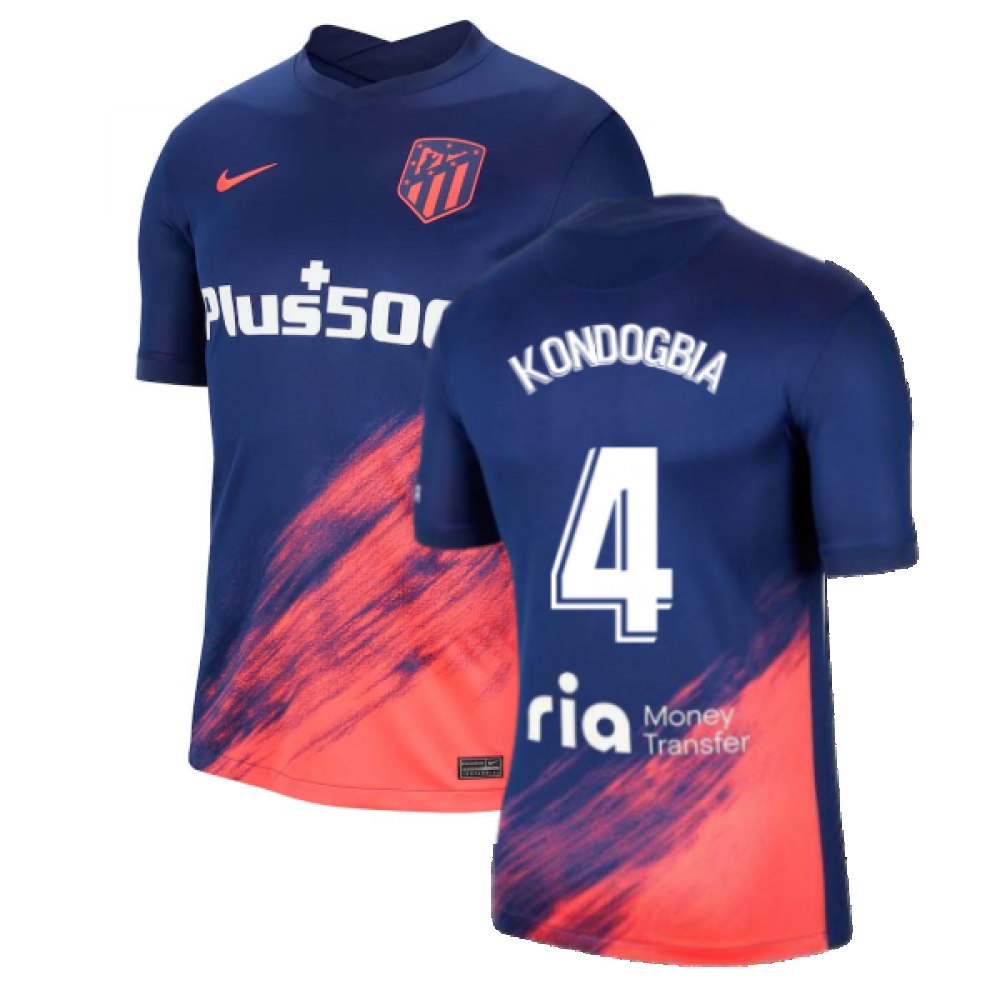 2021-2022 Atletico Madrid Away Shirt (KONDOGBIA 4)