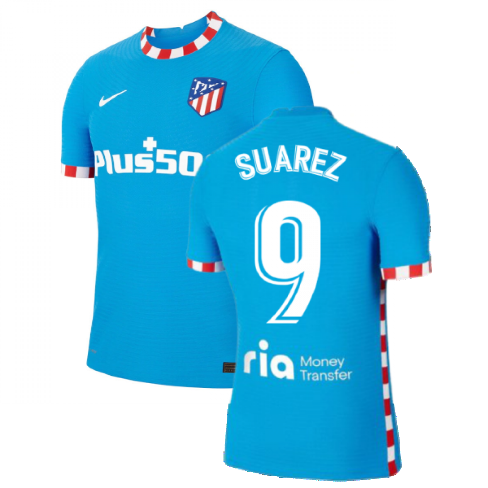 Het Octrooi Leed 2021-2022 Atletico Madrid Vapor 3rd Shirt (SUAREZ 9) [DM0818-408-232037] -  $149.09 Teamzo.com