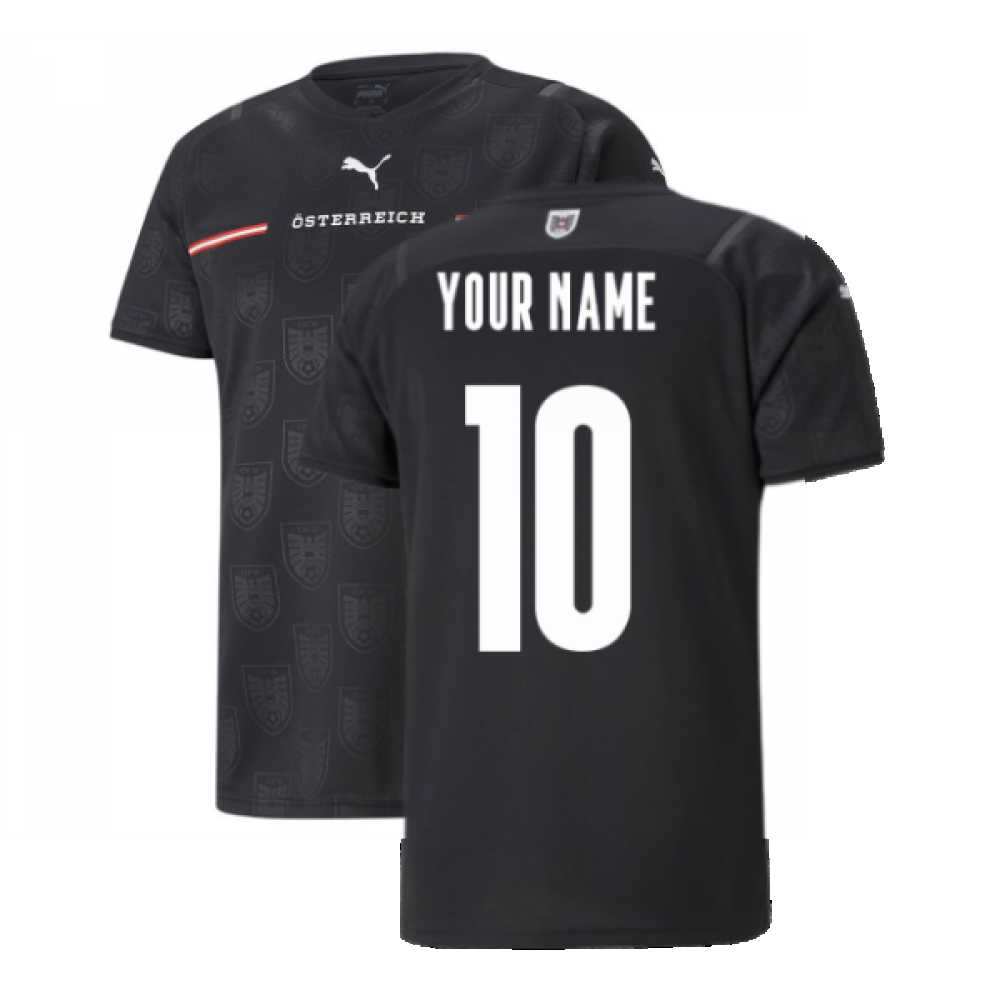 2021-2022 Austria Away Shirt (Your Name)