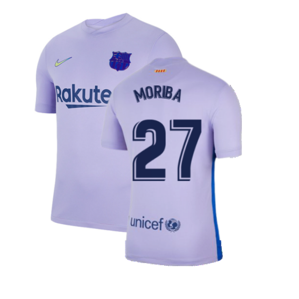 2021-2022 Barcelona Away Shirt (MORIBA 27)