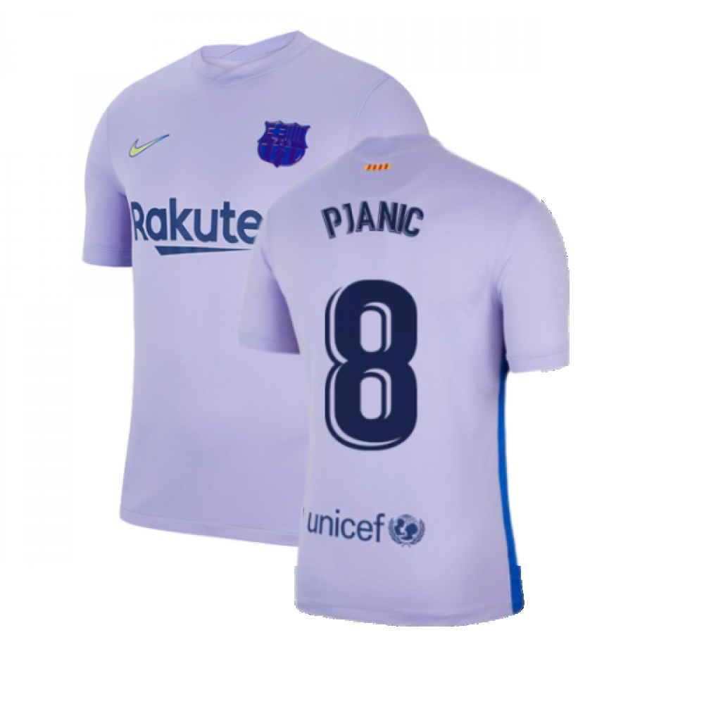 2021-2022 Barcelona Away Shirt (PJANIC 8)