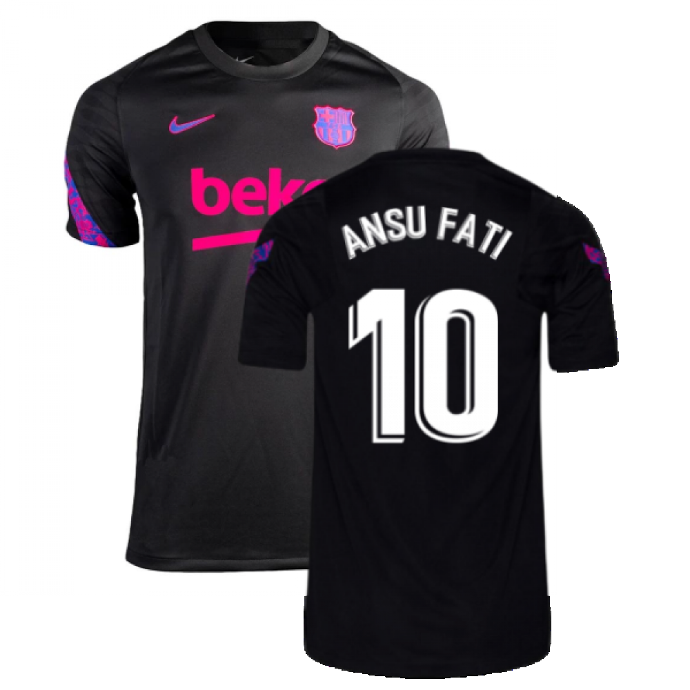 ansu fati black jersey