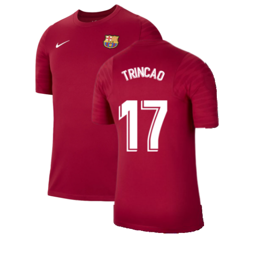 2021-2022 Barcelona Training Shirt (Noble Red) (TRINCAO 17)