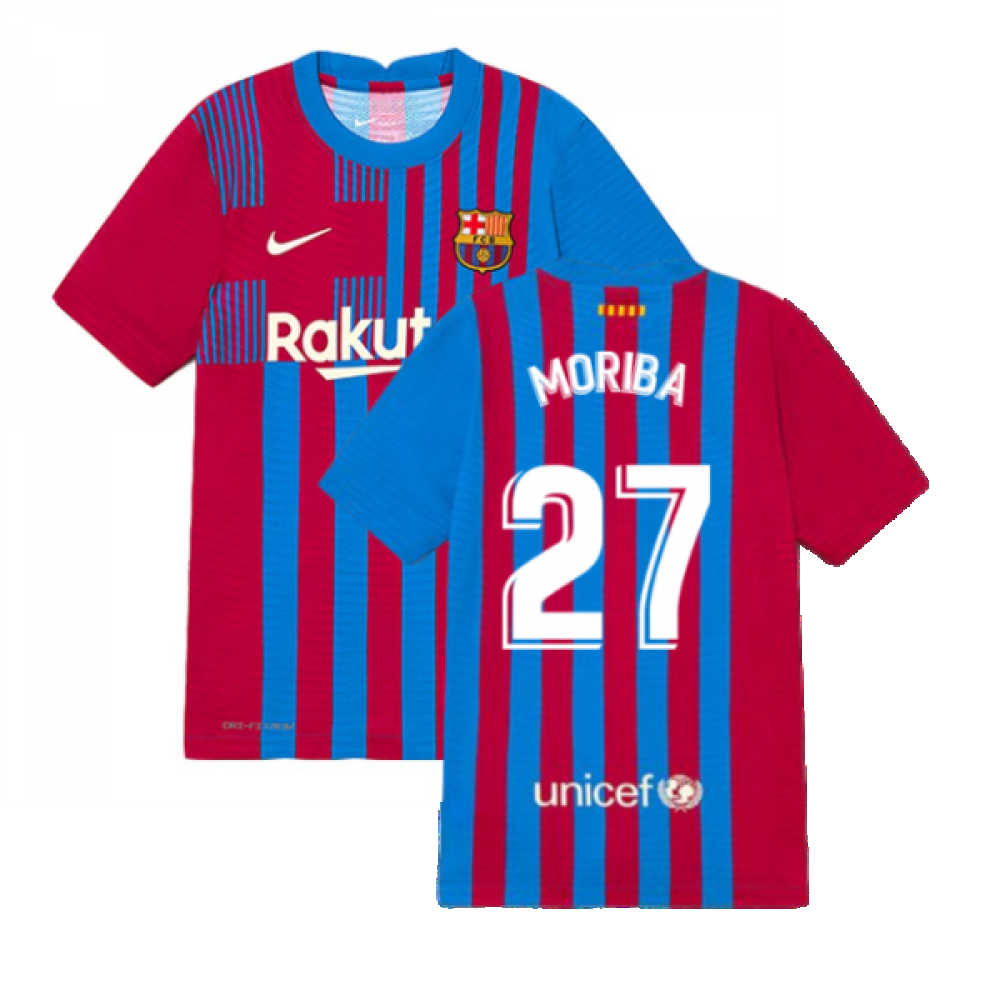 Muf comfort Ban 2021-2022 Barcelona Vapor Match Home Shirt (Kids) (MORIBA 27)  [CV8203-428-219153] - $135.34 Teamzo.com
