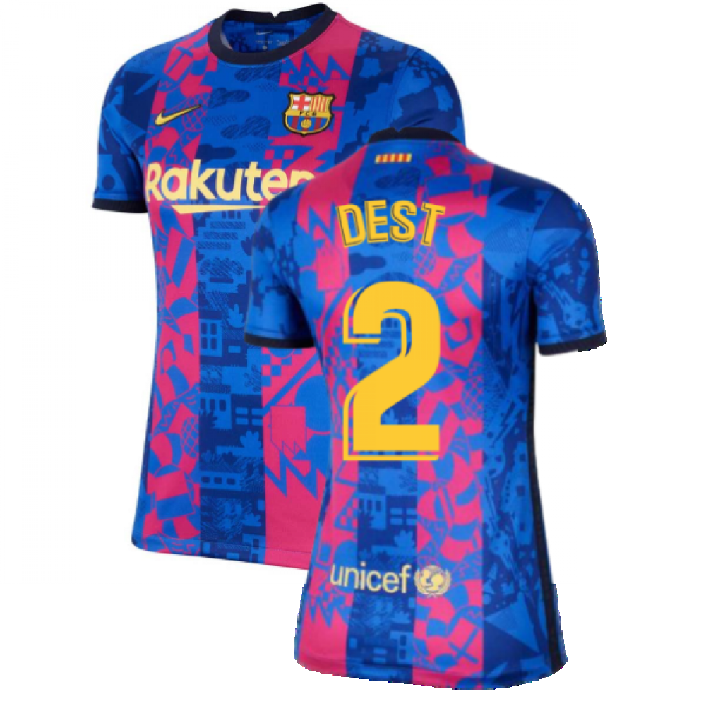 2021-2022 Barcelona Womens 3rd Shirt (DEST 2)