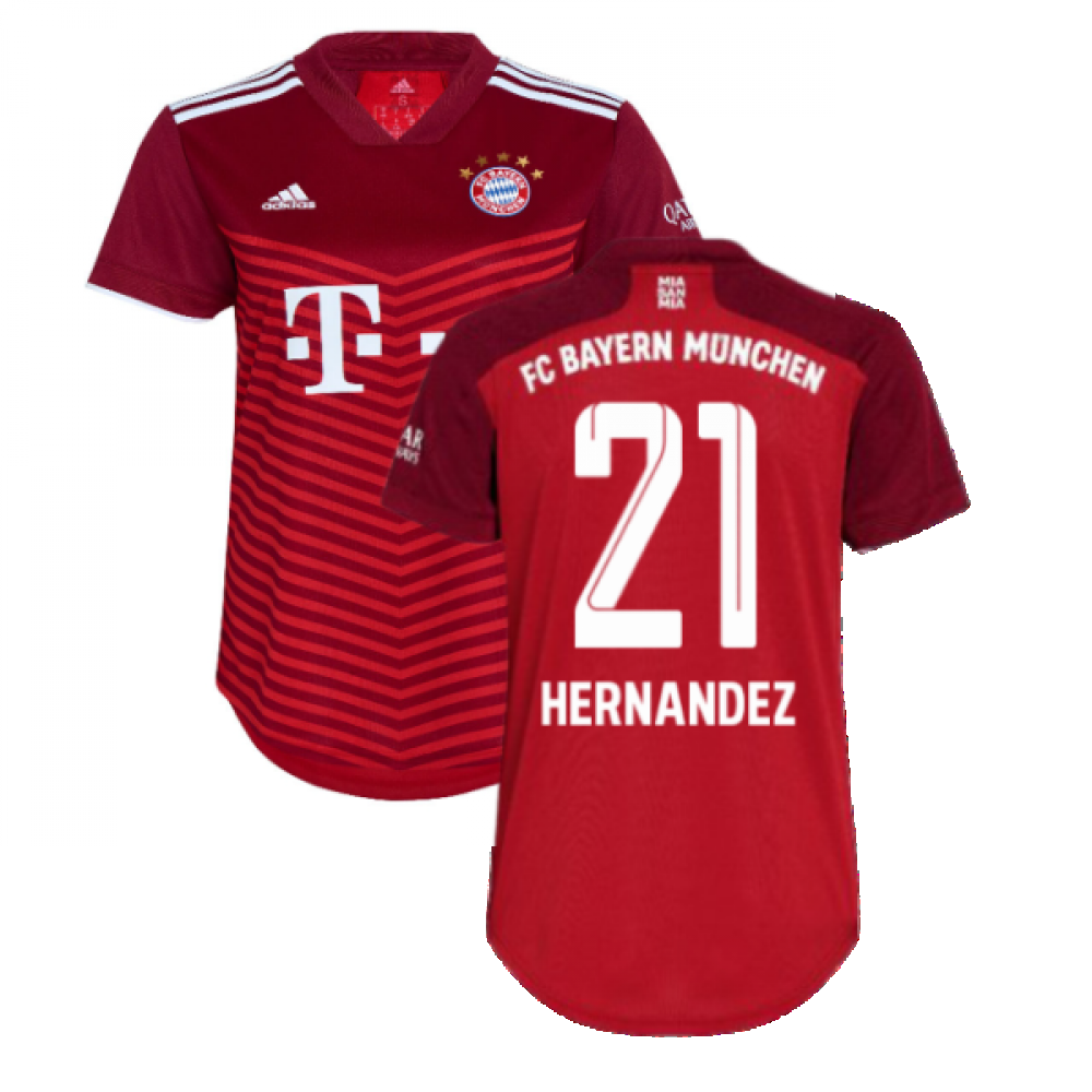 2021-2022 Bayern Munich Home Shirt (Ladies) (HERNANDEZ 21)