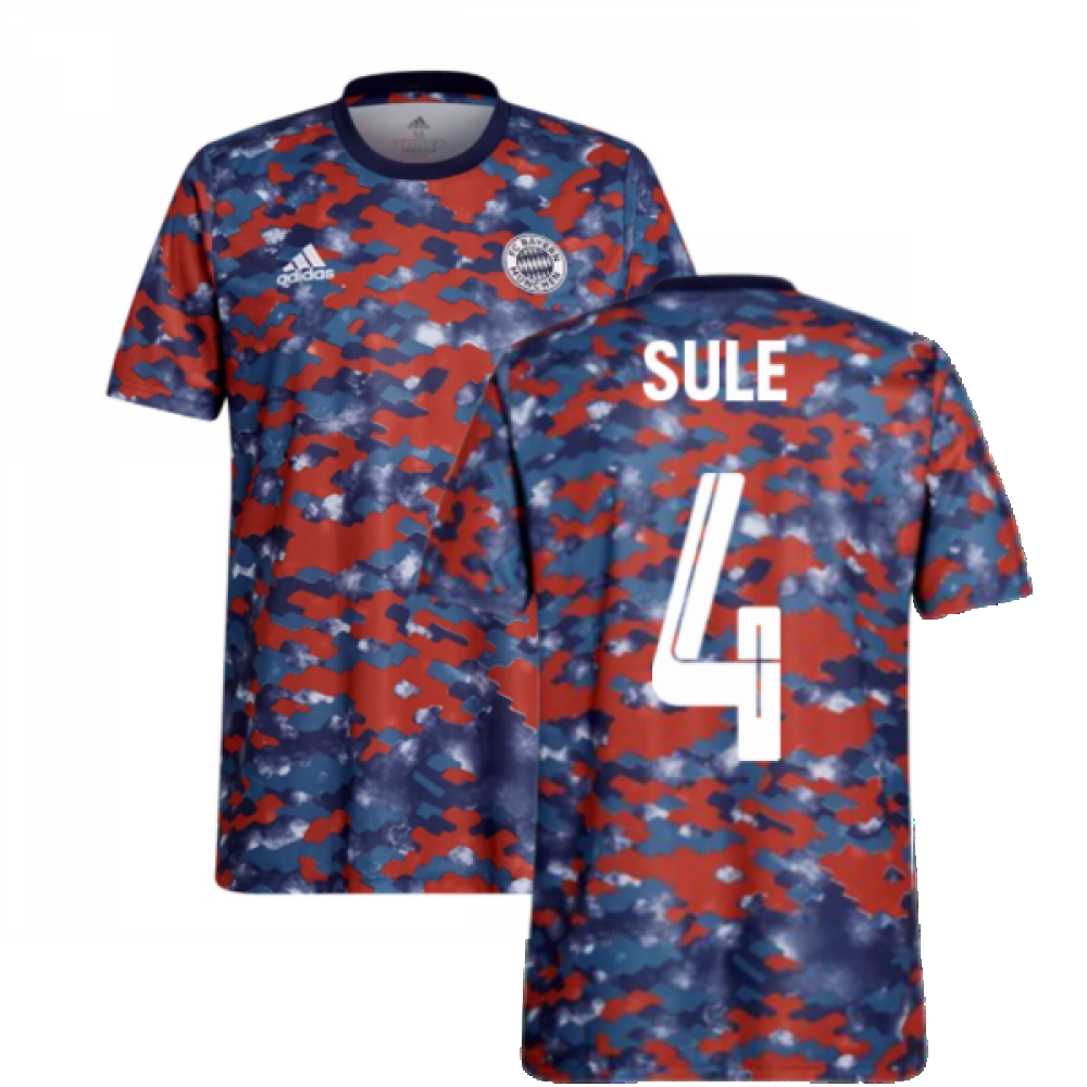 2021-2022 Bayern Munich Pre-Match Jersey (Dark Marine) - Kids (SULE 4)