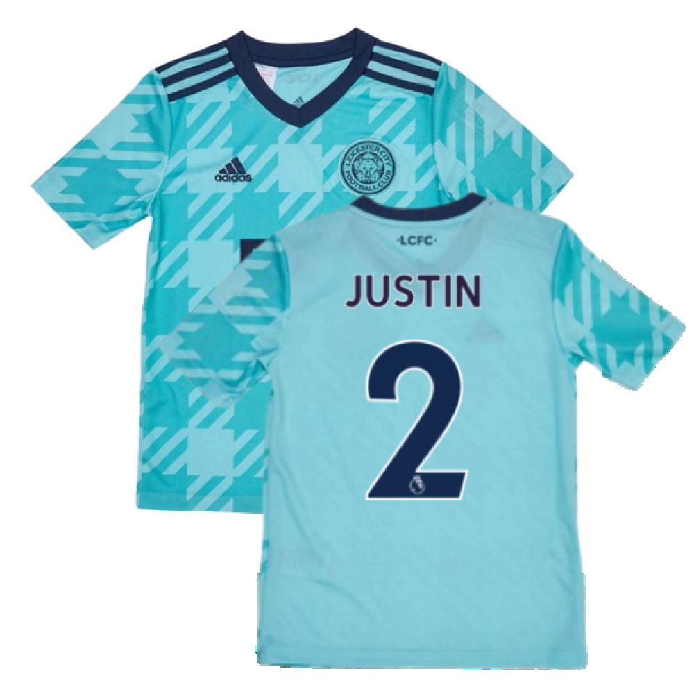 21 22 Leicester City Away Shirt Kids Justin 2 Gt7124 94 42 Teamzo Com