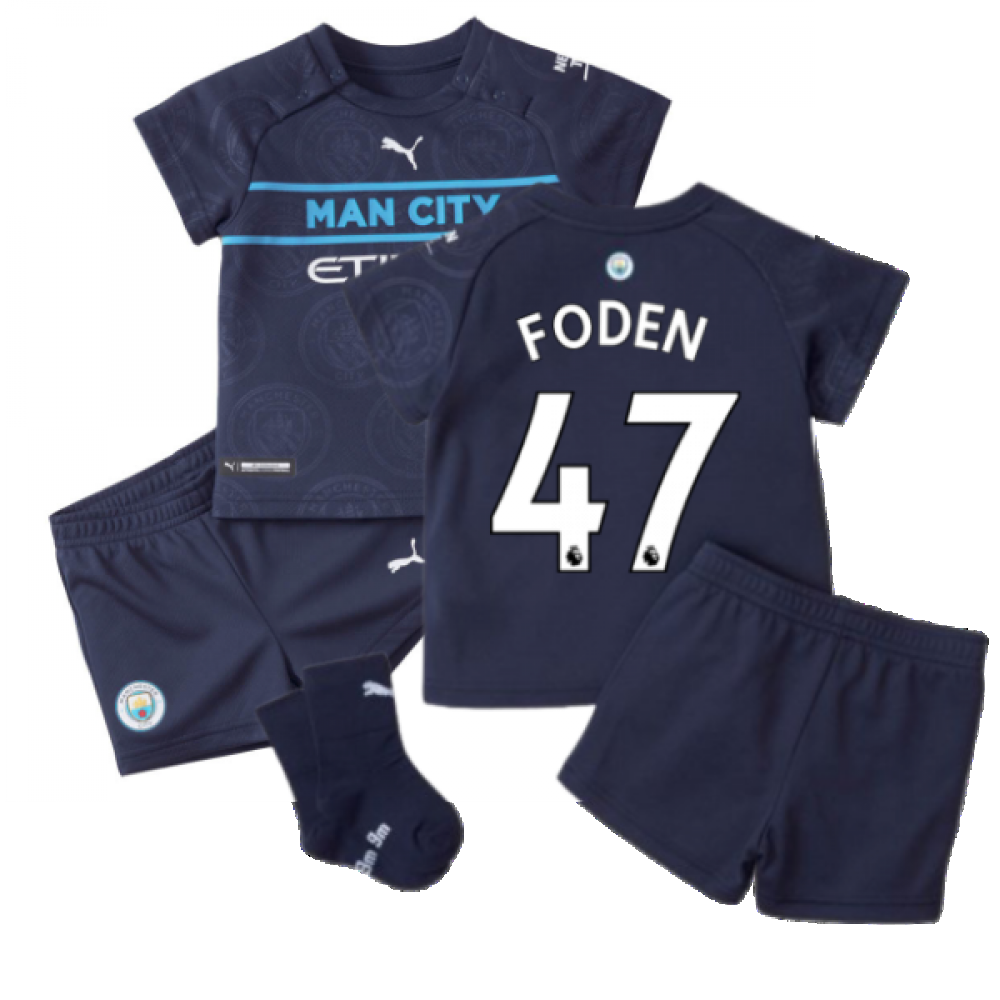 2021-2022 Man City 3rd Baby Kit (FODEN 47)