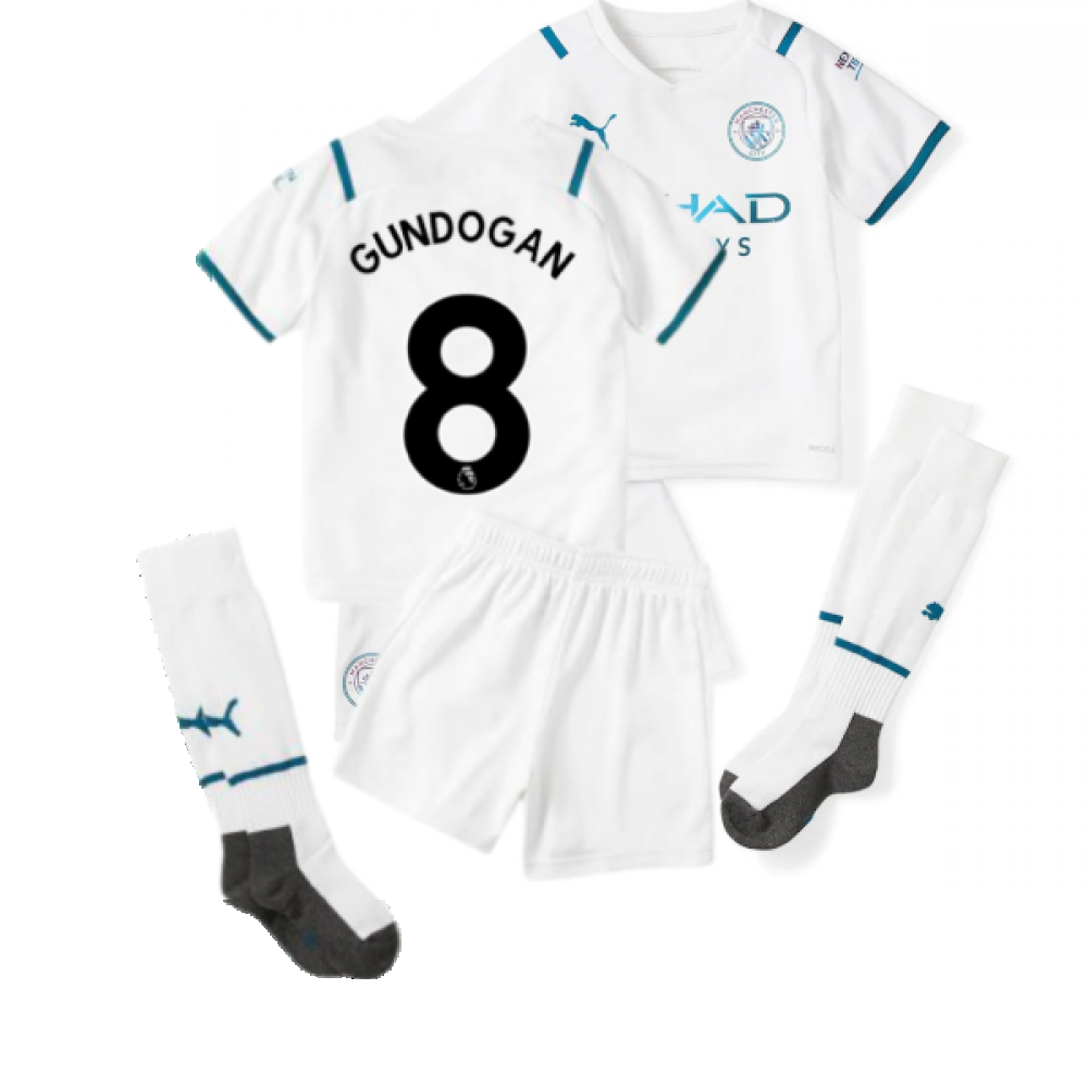 2021-2022 Man City Away Mini Kit (GUNDOGAN 8)