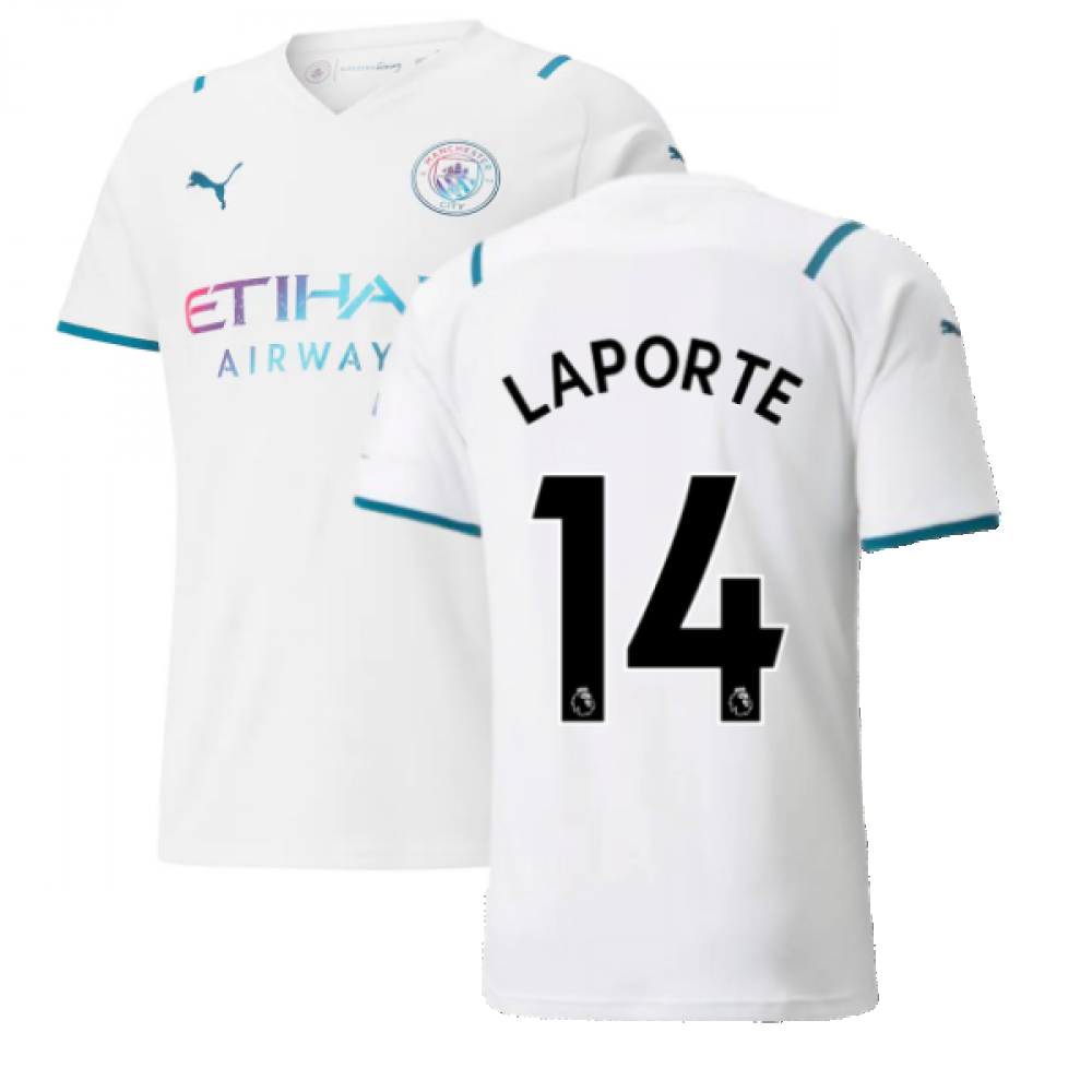 2021-2022 Man City Away Shirt (LAPORTE 14)