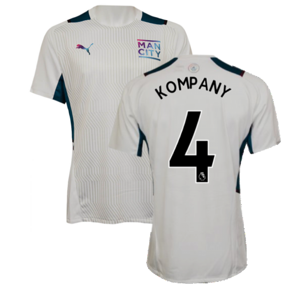 2021-2022 Man City PRO Training Jersey (White) (KOMPANY 4)