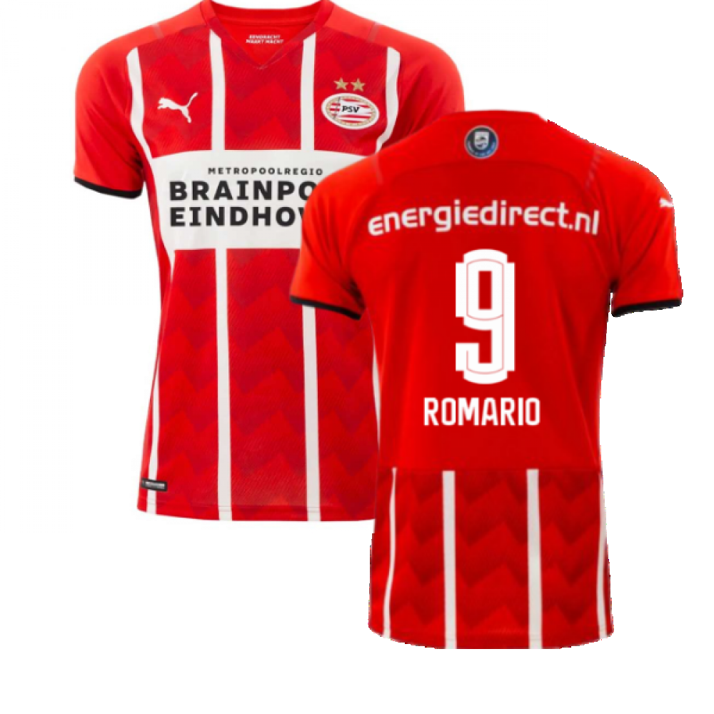 En Accor binden 2021-2022 PSV Eindhoven Home Shirt (ROMARIO 9) [75936301-231510] - €91.12  Teamzo.com