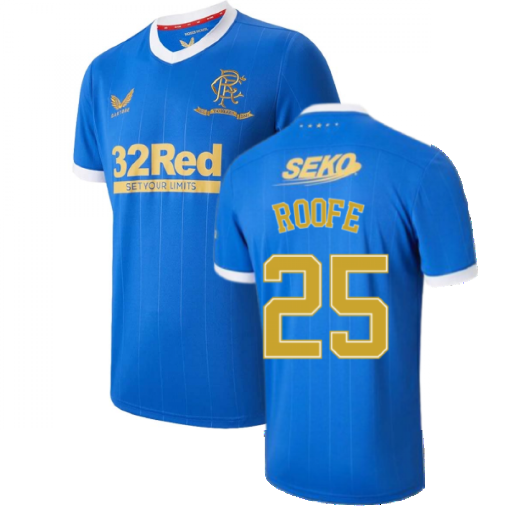 2021-2022 Rangers Home Shirt (ROOFE 25)