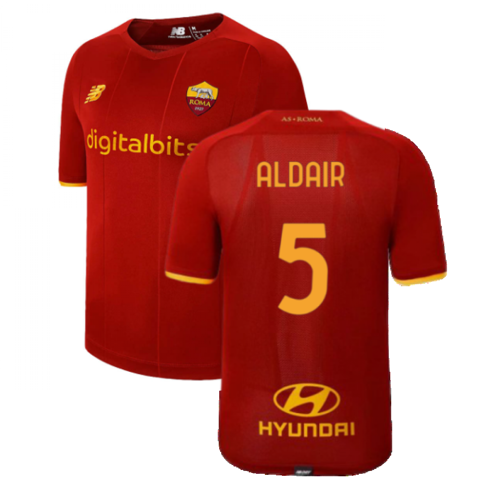 2021-2022 Roma Home Shirt (Kids) (ALDAIR 5)