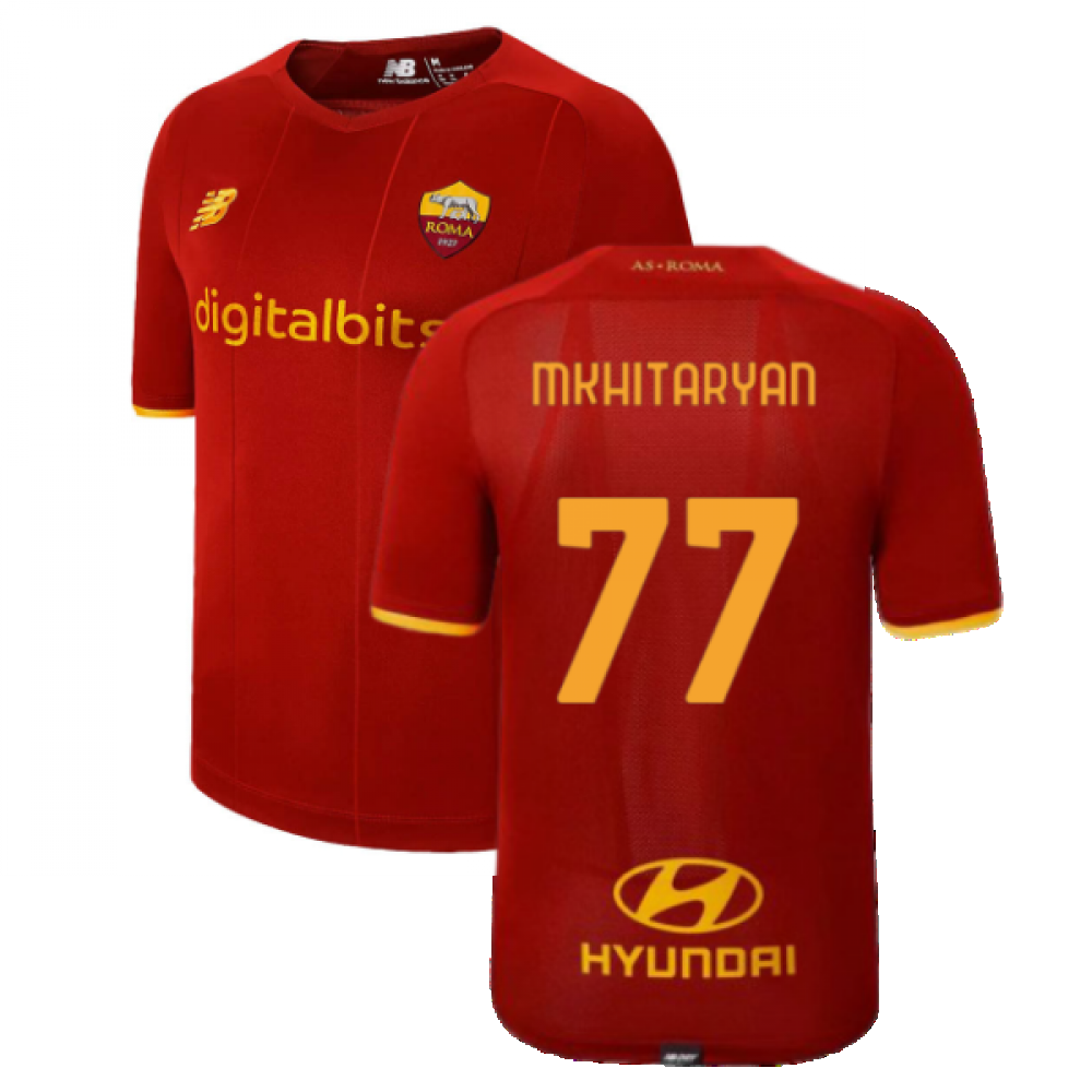 2021-2022 Roma Home Shirt (Kids) (MKHITARYAN 77)