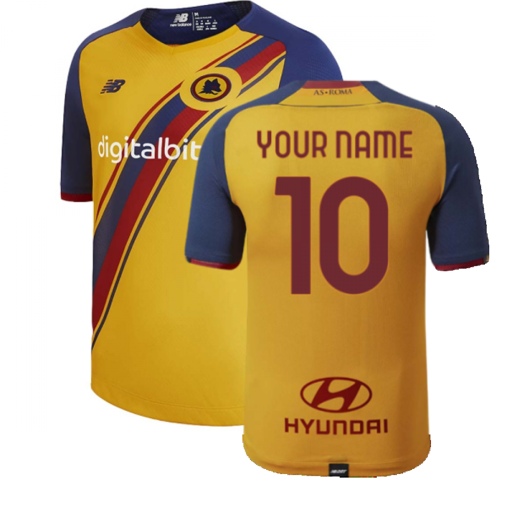 2021-2022 Roma Third Shirt (Your Name)