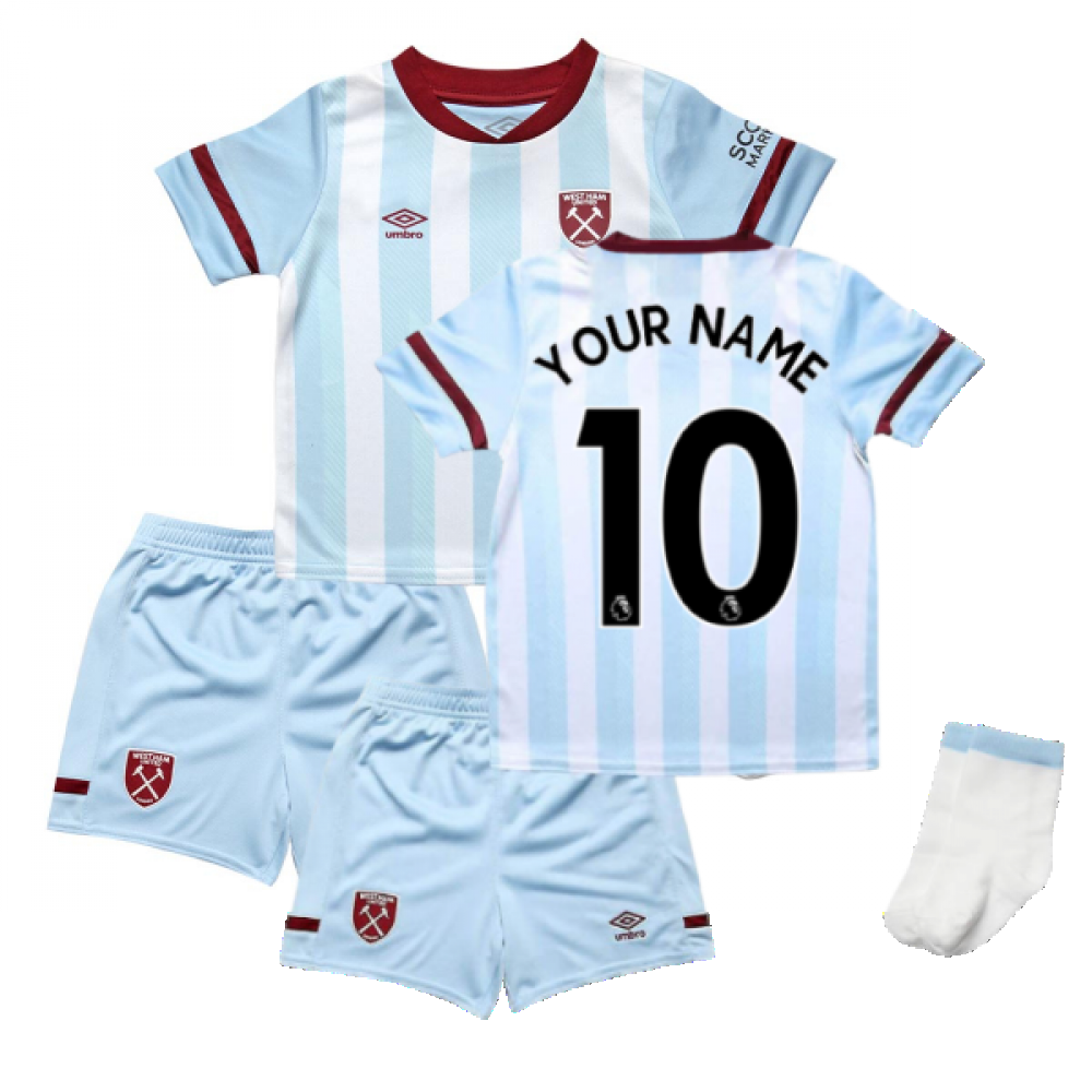 2021-2022 West Ham Away Baby Kit (Your Name)