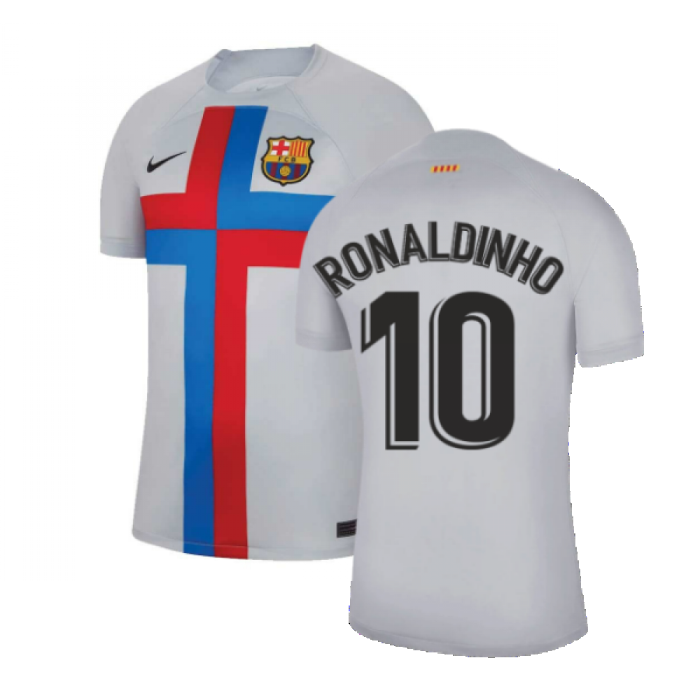 2022-2023 Barcelona Third Shirt (RONALDINHO 10)