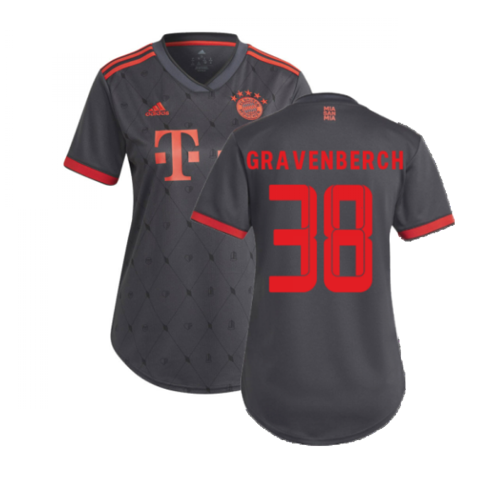 2022-2023 Bayern Munich Third Shirt (Ladies) (GRAVENBERCH 38)