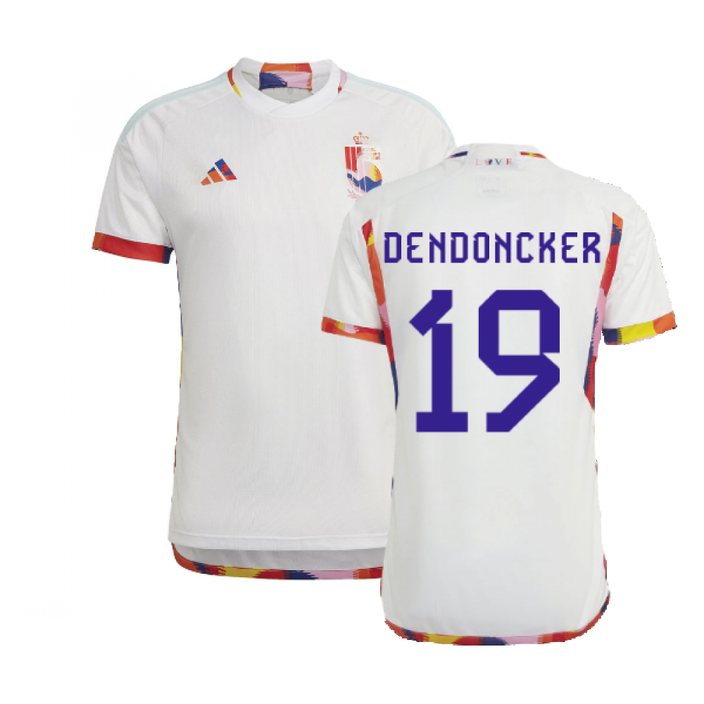 2022-2023 Belgium Away Shirt (DENDONCKER 19)