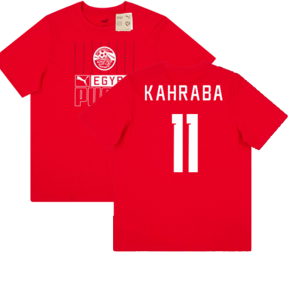 2022-2023 Egypt FtblCore Tee (Red) (KAHRABA 11)