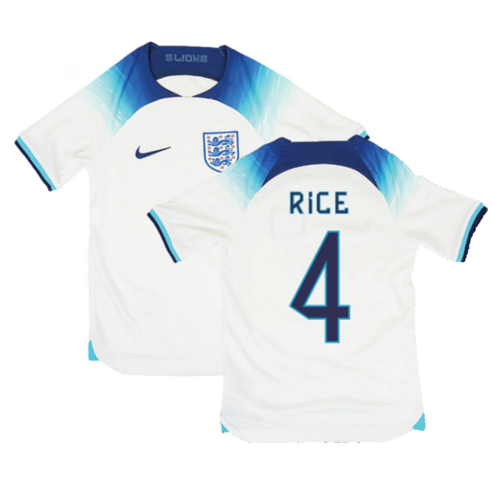 2022-2023 England Home Shirt (Kids) (RICE 4)