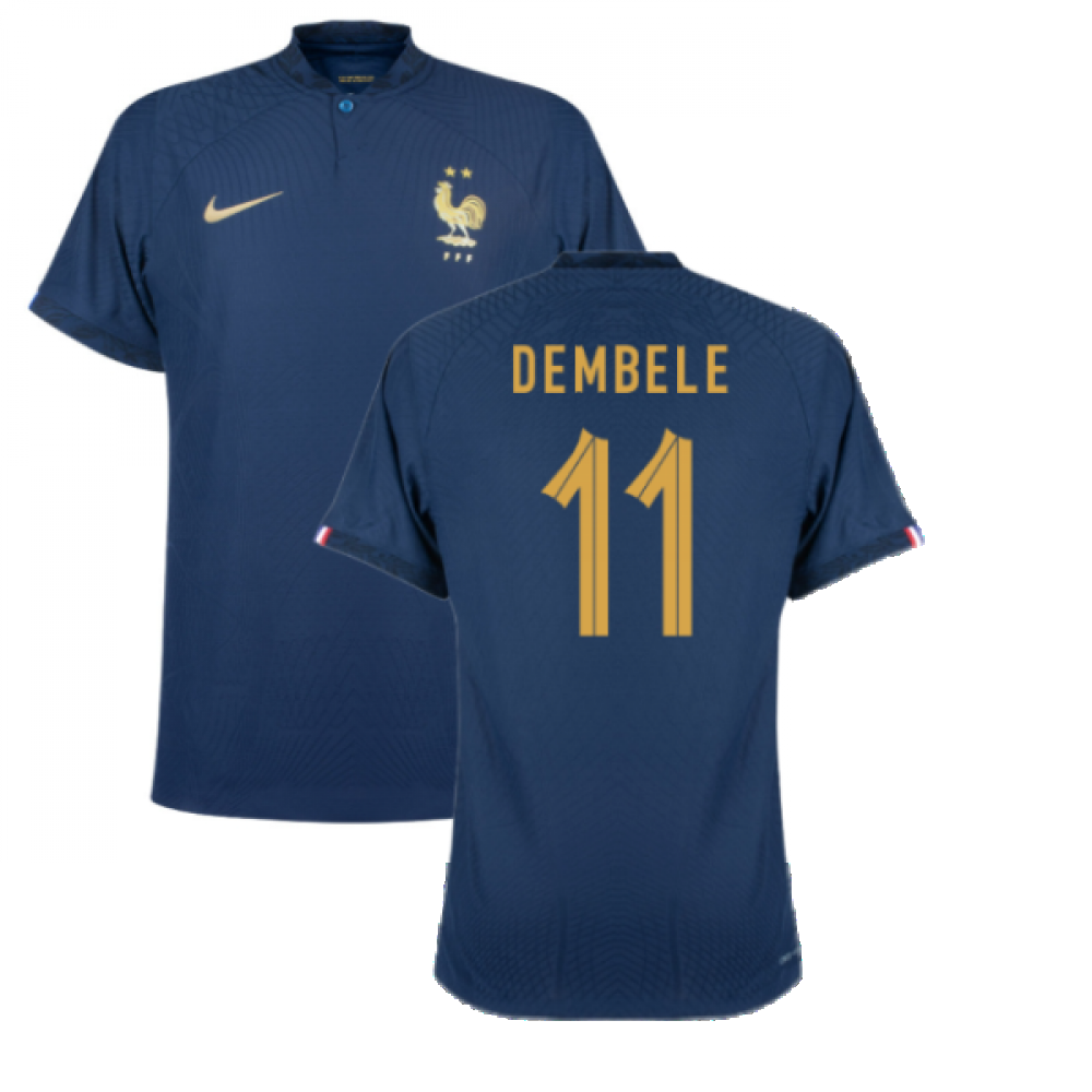 2022-2023 France Match Home Player Issue Shirt (DEMBELE 11)