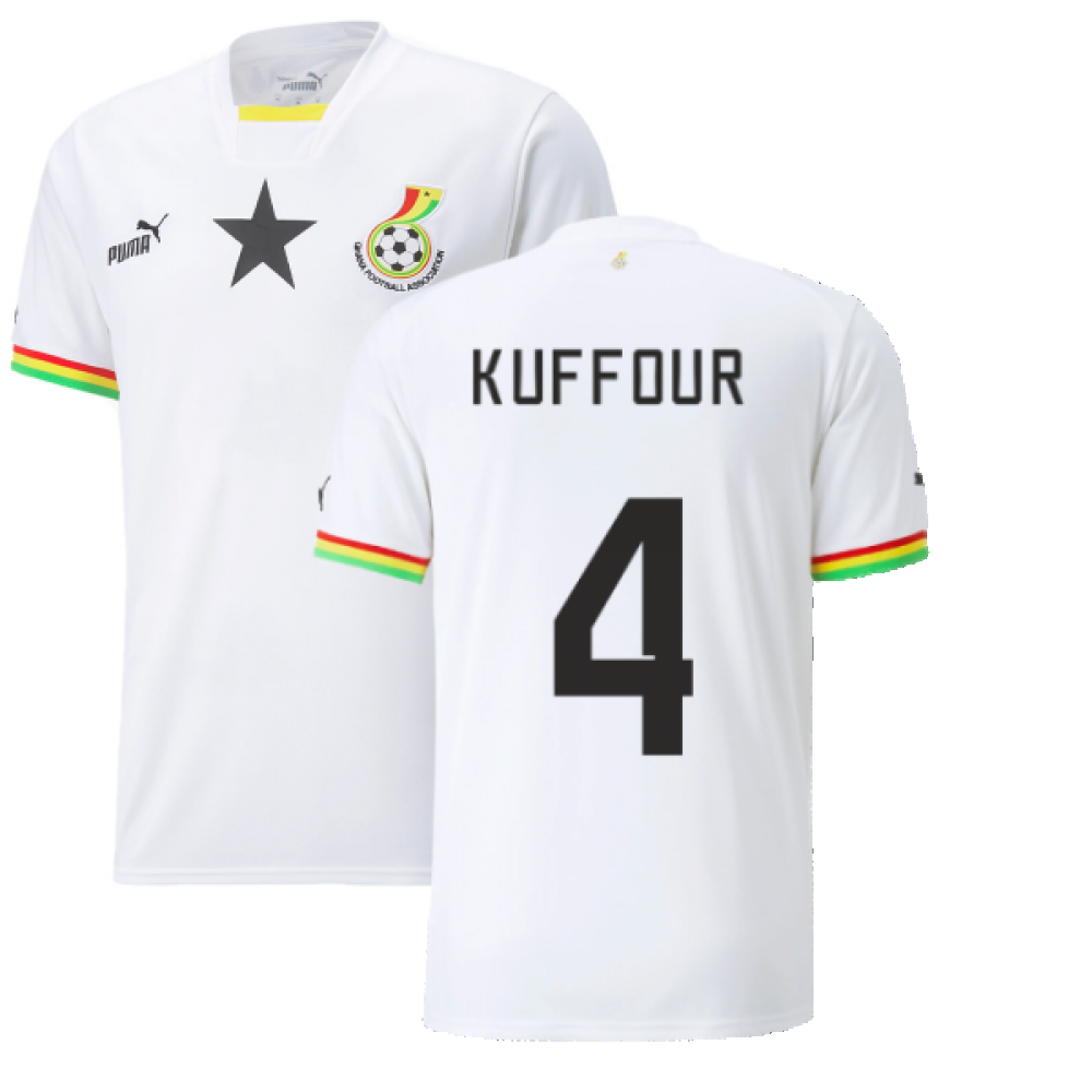 2022-2023 Ghana Home Shirt (KUFFOUR 4)