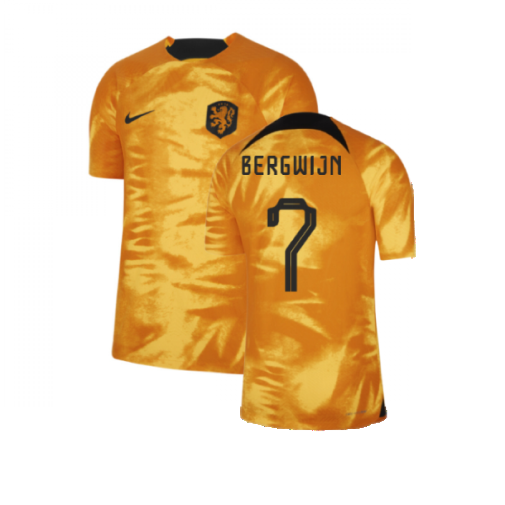 2022-2023 Holland Home Dri-Fit ADV Match Shirt (Bergwijn 7)