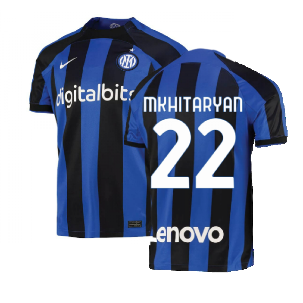 2022-2023 Inter Milan Home Shirt (MKHITARYAN 22)